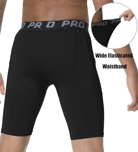 EXARUS Youth Boys Compression Shorts Performance Athletic Base Layers Underwear Running Sports Soccer 12Y - Image 5