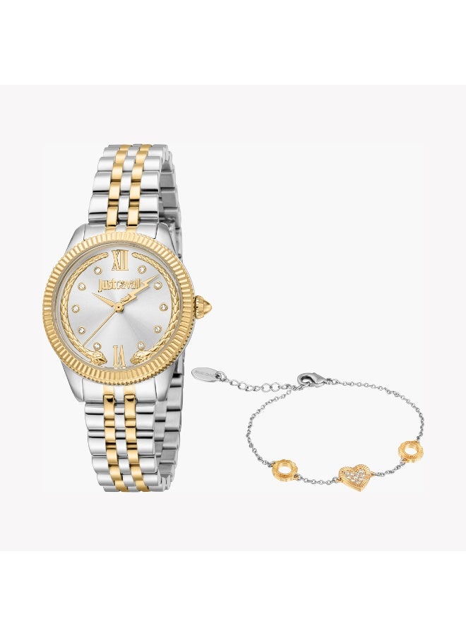 JUST CAVALLI JC1L315M0085 - ELEGANTLY TIMELESS WOMEN'S TWO-TONE WATCH - Image 3