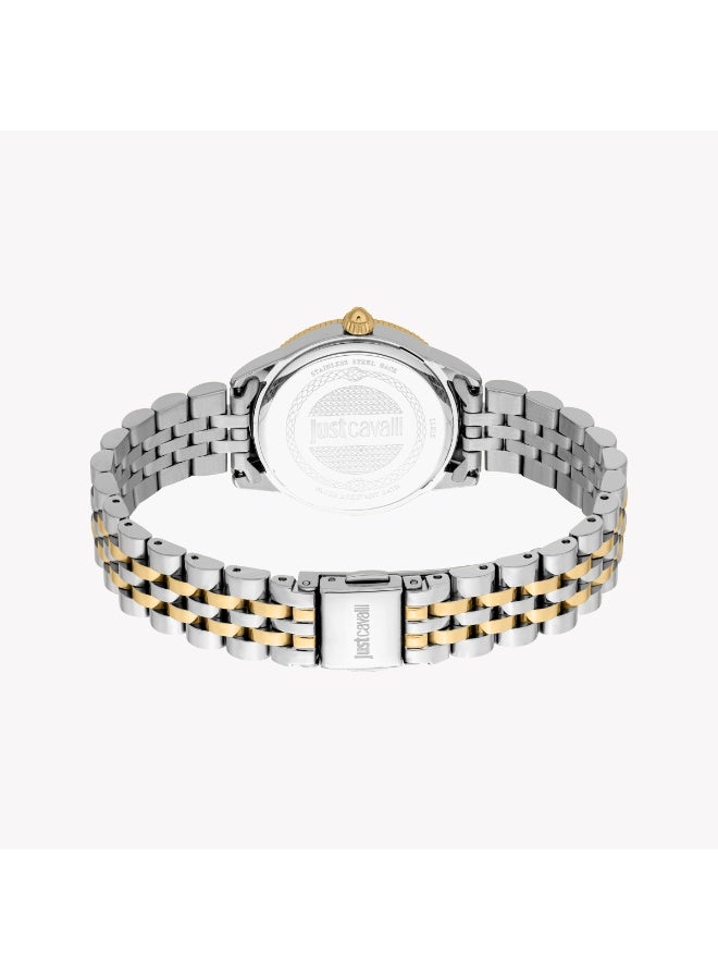 JUST CAVALLI JC1L315M0085 - ELEGANTLY TIMELESS WOMEN'S TWO-TONE WATCH - Image 5