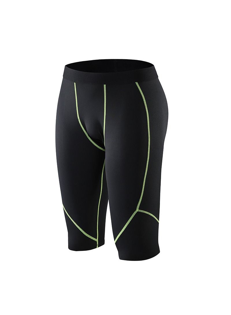 Sports Fitness Pants Basketball Training Capri Pants  - Image 3