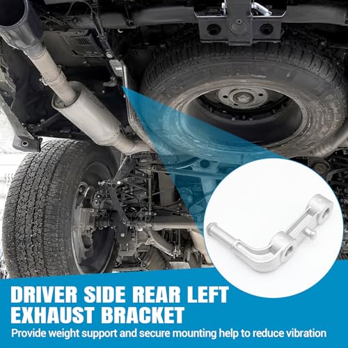 keriolee Rear Left Exhaust Bracket Muffler Driver Side Support Hanger Assembly Fit for 20192024 Dodge Ram 1500 57L 62L Replace 68275662AB 1 PC - Image 3