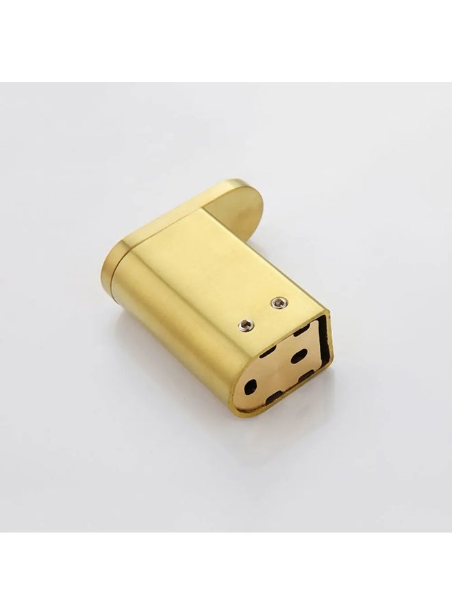 Wall Hook, Brushed Gold Finish, Drill Installation - Image 4