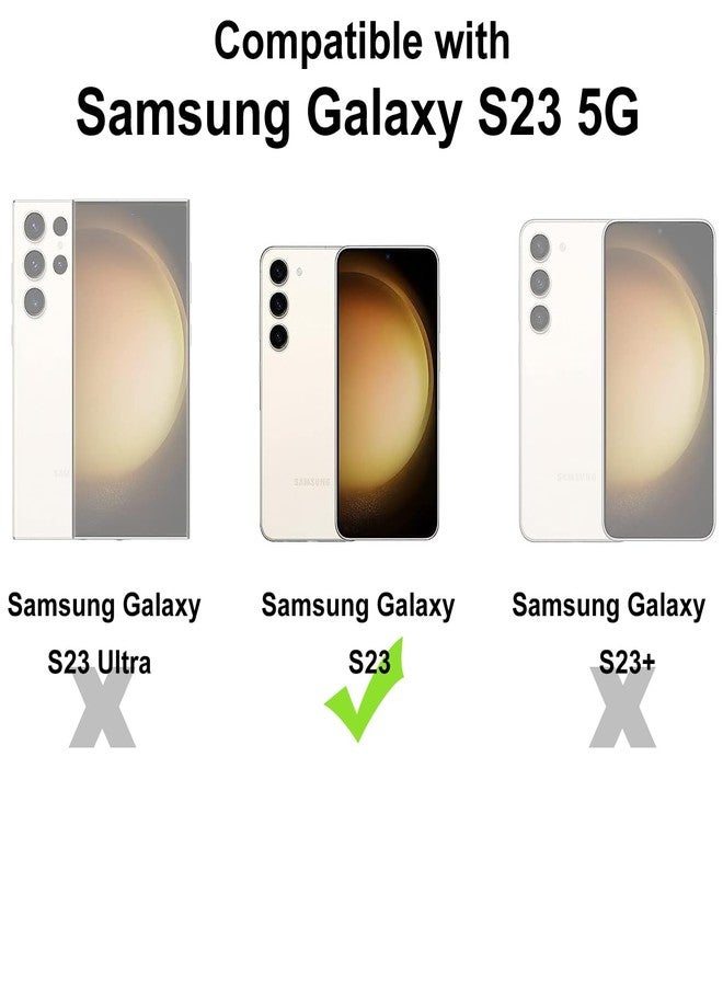 TENOC Phone Case for Samsung Galaxy S23, Clear Case Shockproof Protective Bumper Slim Cover - Image 2