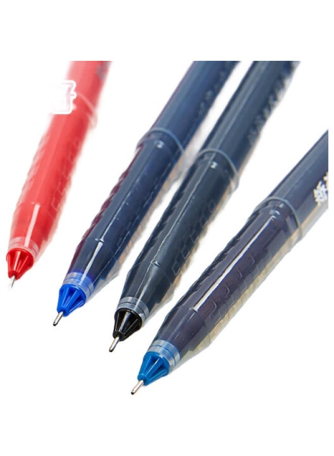 Aihao Signature Pen 0.5Mm Full Needle Tube Gel Pen, Extra Large Capacity Black Pen, Integrated Posture-Correcting Pen, Office Supplies, 12 Pcs, 47920 - Image 1