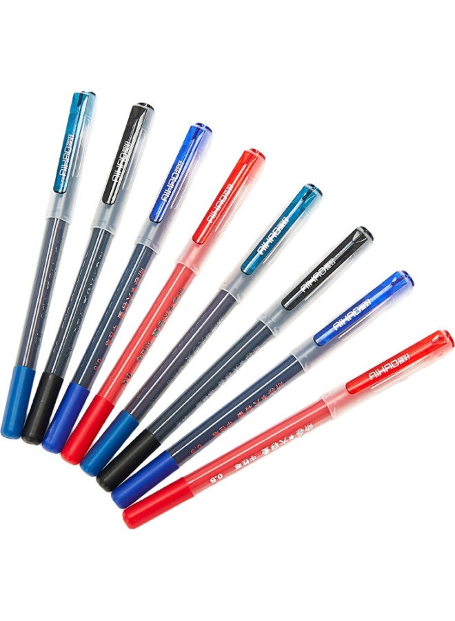 Aihao Signature Pen 0.5Mm Full Needle Tube Gel Pen, Extra Large Capacity Black Pen, Integrated Posture-Correcting Pen, Office Supplies, 12 Pcs, 47920 - Image 2