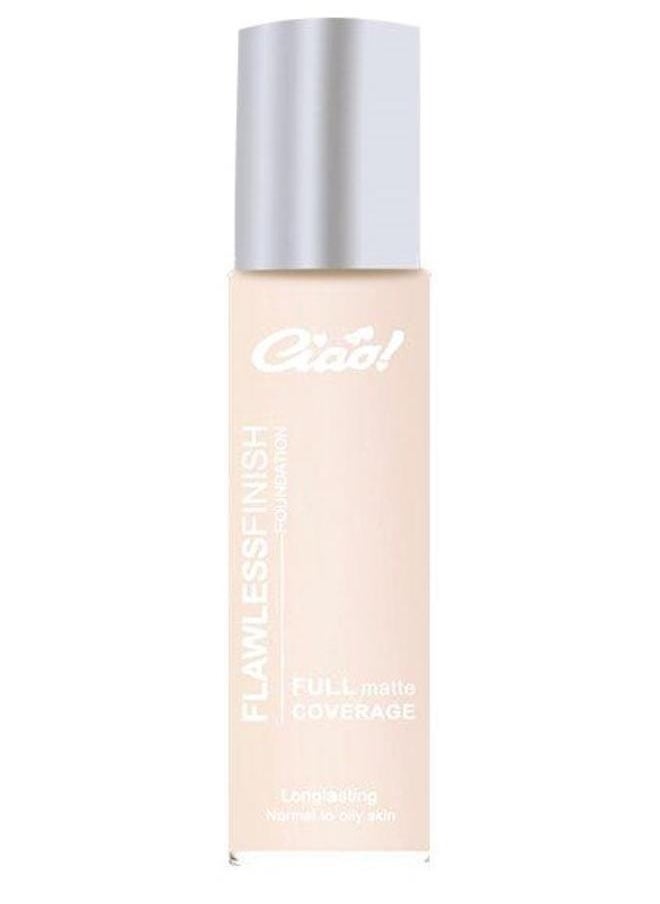 Ciao Flawless Finish Foundation Full Matte Coverage  NO.1  - Image 1