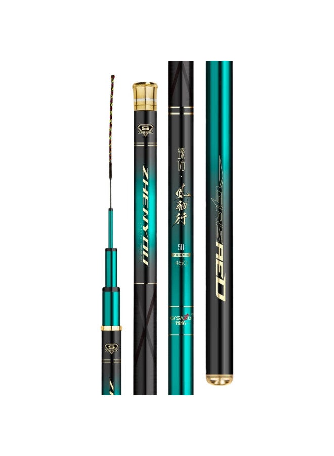 Grsaed Wind Chasing 7.2m Fishing Rod, Hand Rod, 28 Sections, 5h Carbon Fiber, Ultra-light, Ultra-hard, Fishing Pole, Platform Fishing Rod Set - Image 1