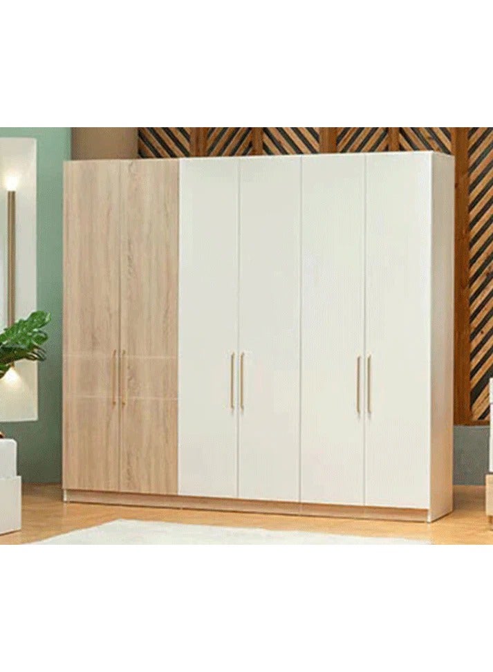 MK Kabbani Furniture loutis 6 Door Wardrobe  - Image 1