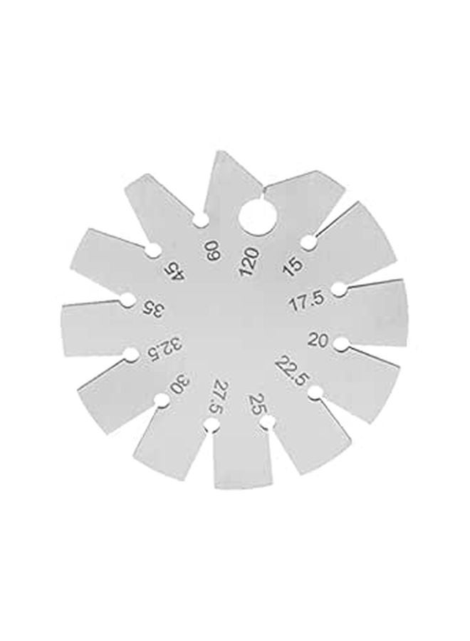Stainless Steel Angle Protractor 15 to 120 Degrees for Woodworking Chisel Planer Measurement - Image 1
