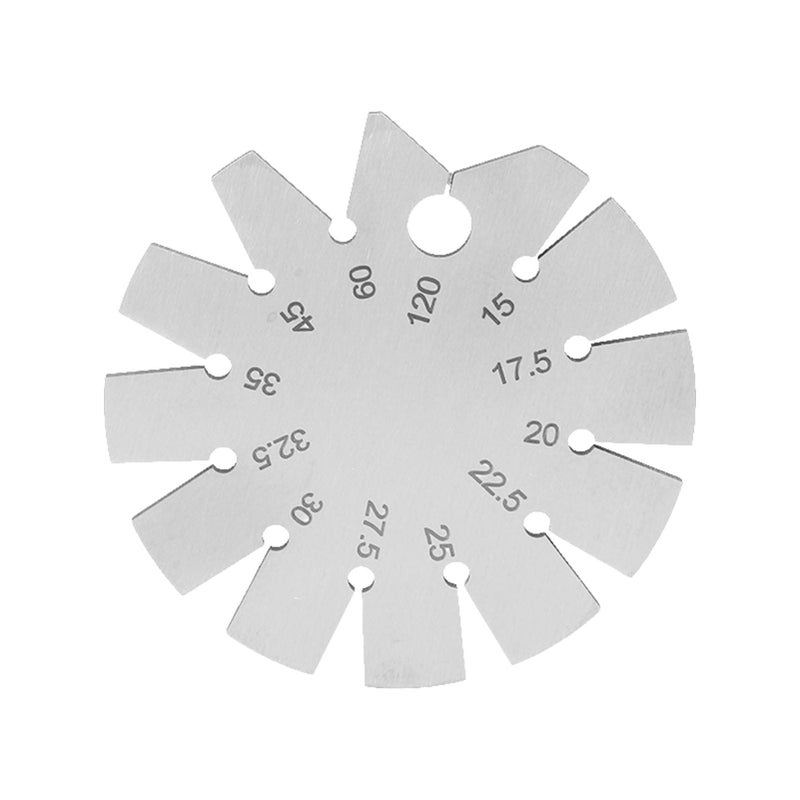 Stainless Steel Angle Protractor 15 to 120 Degrees for Woodworking Chisel Planer Measurement - Image 2