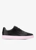 COLE HAAN Black Woven Emboss / Ivory