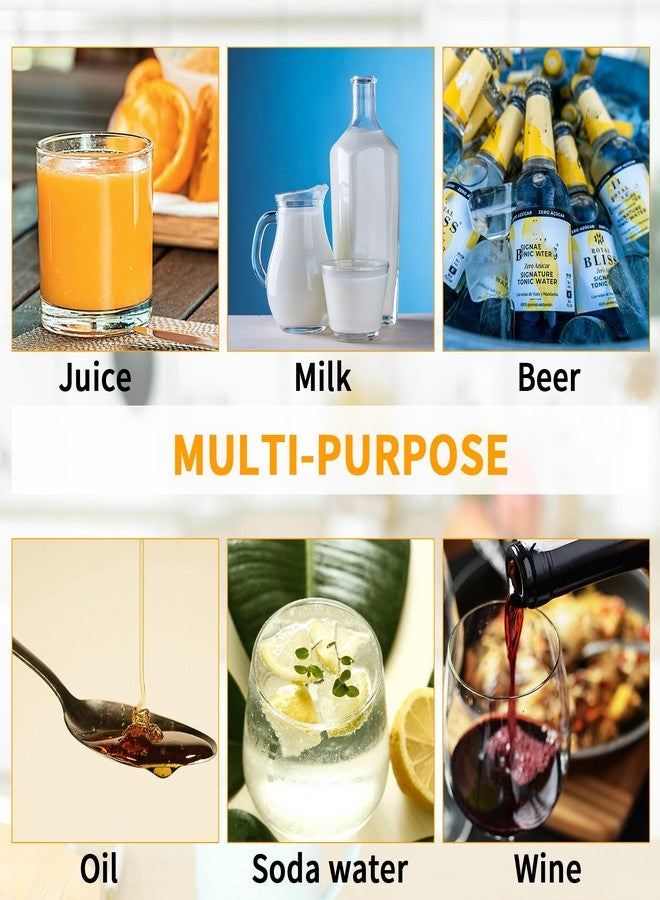 INFTYLE 20 Pack 4oz Swing Top Glass Bottles With Flip Airtight Lids for Home Brewing, Beverages, Oil, Vinegar, Water, Soda, Kefir, Limoncello, Homemade liquor, vanilla - Image 5