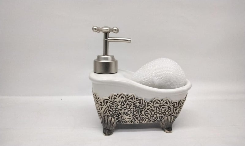 Beautiful Design New Liquid Soap Dispenser 1 Piece Material Ceramic Capacity 250ml Colour White - Image 5