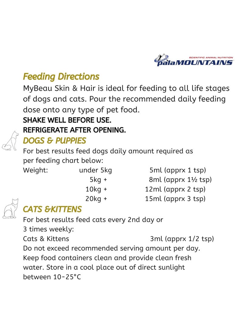 palaMOUNTAINS palamountains mybeau vet collection skin&hair wet food 300ml  - Image 5