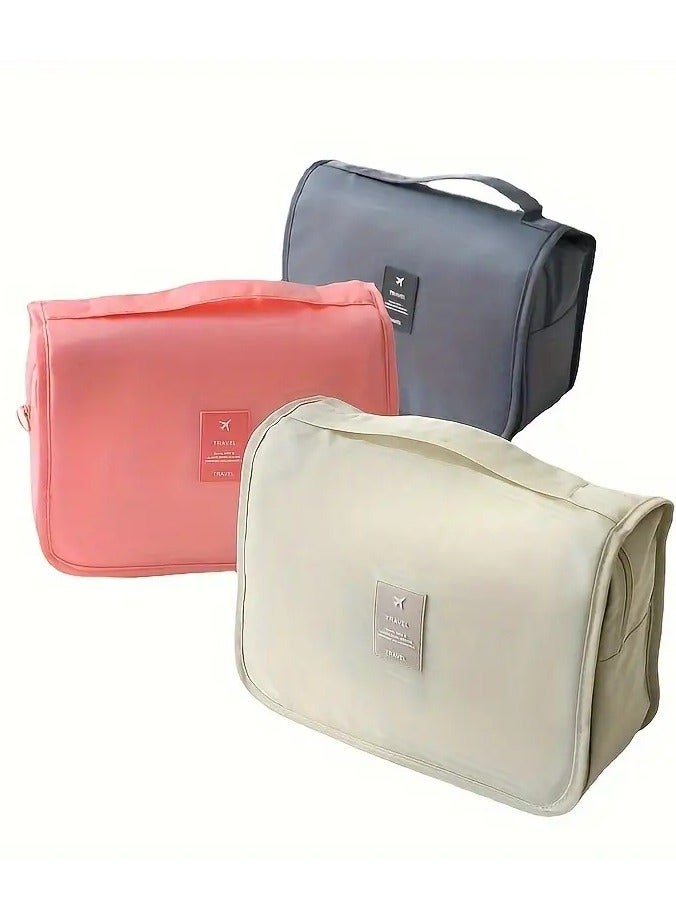 أوريتي حقيبة أدوات الاستحمام المعلقة للرجال والنساء السفر حقيبة تخزين أدوات الاستحمام الحمام المحمولة حقيبة تخزين أدوات الاستحمام مقاومة للماء مستحضرات التجميل والمكياج وأدوات الاستحمام المنظم مع خطاف - Image 2