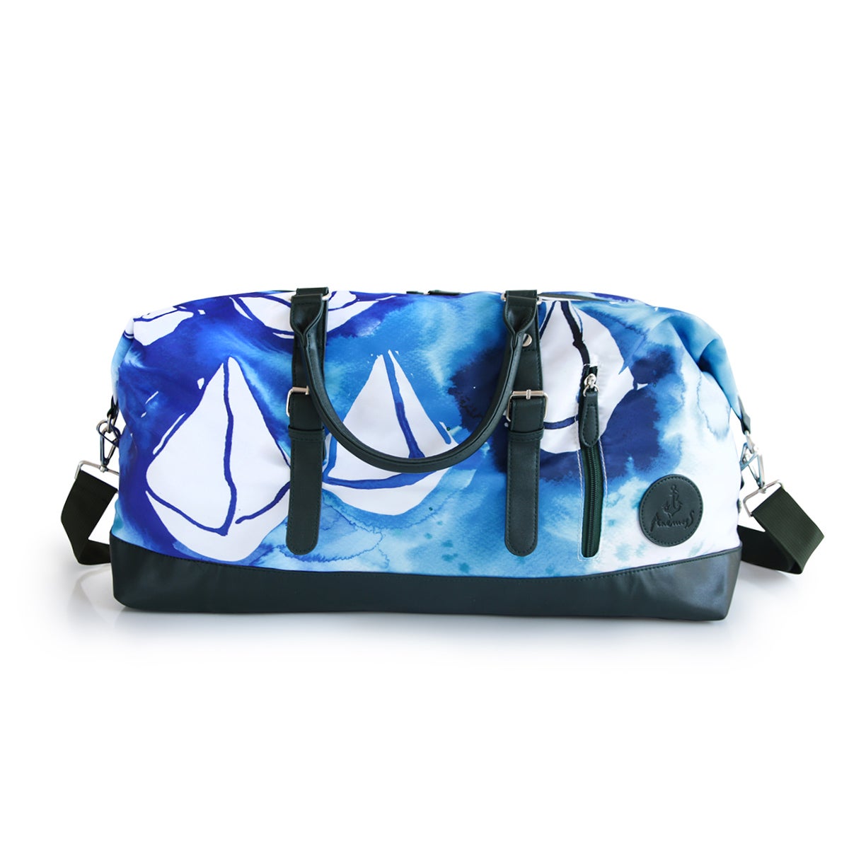 Travel Duffel Bag, 50L Large Capacity, Oxford Polyster Blend Luggage Bag, Travel Bag with Zipper and Pockets, Duffel Bag for Gym Sports Fitness, Travel Hand Luggage Bags, Sail Design Tote Bag