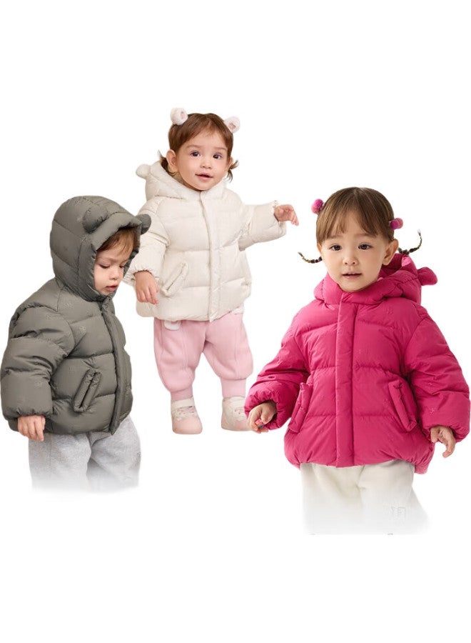 Baby Down Jacket, Boys Winter Short Coat, Girls Winter Short Jacket Fashionable, Trendy, Cute, 208424107236
