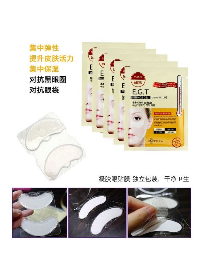 MEDIHEAL Mediheal E.G.T Essence Gel Eye Fill Patch 5 Pouch - for Dark Circle, Aging Skin, Puffy Eyes, Contains EGF & Marine Collagen, Highly Concentrated Essence Gel - Image 2
