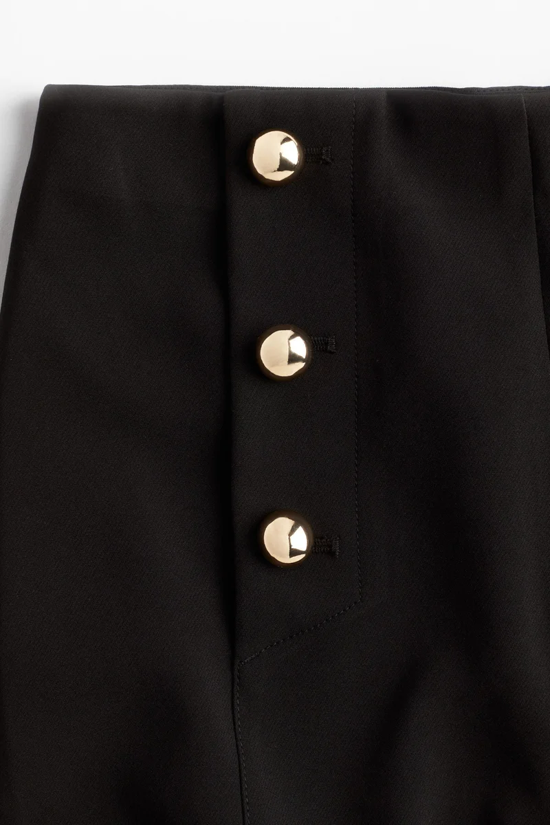 H&M Button-front twill trousers