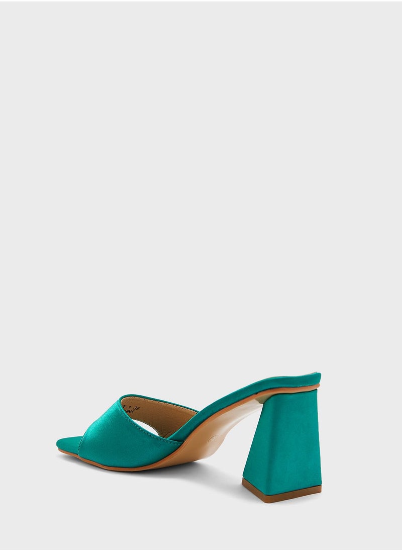Ginger - Block Heel  Mules - Image 1