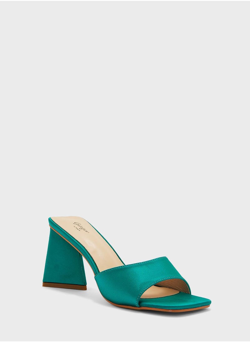 Ginger - Block Heel  Mules - Image 1