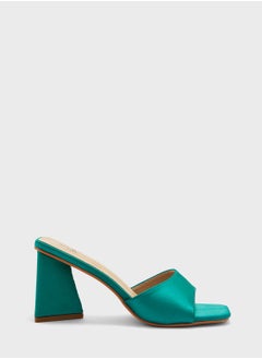 Block Heel  Mules