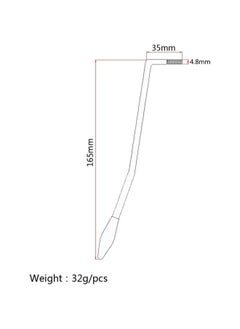 klarako 1 Pc Single Tremolo Arm Whammy Bar Lever with Tip 5.0 MM Thread for Fender Strat Stratocaster Electric Guitar Parts  - Image 2