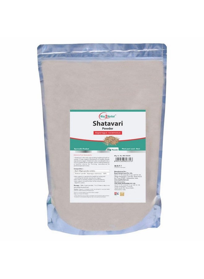 Way2Herbal Shatavari Root Powder (1 Kg Pack of 1) - Image 1