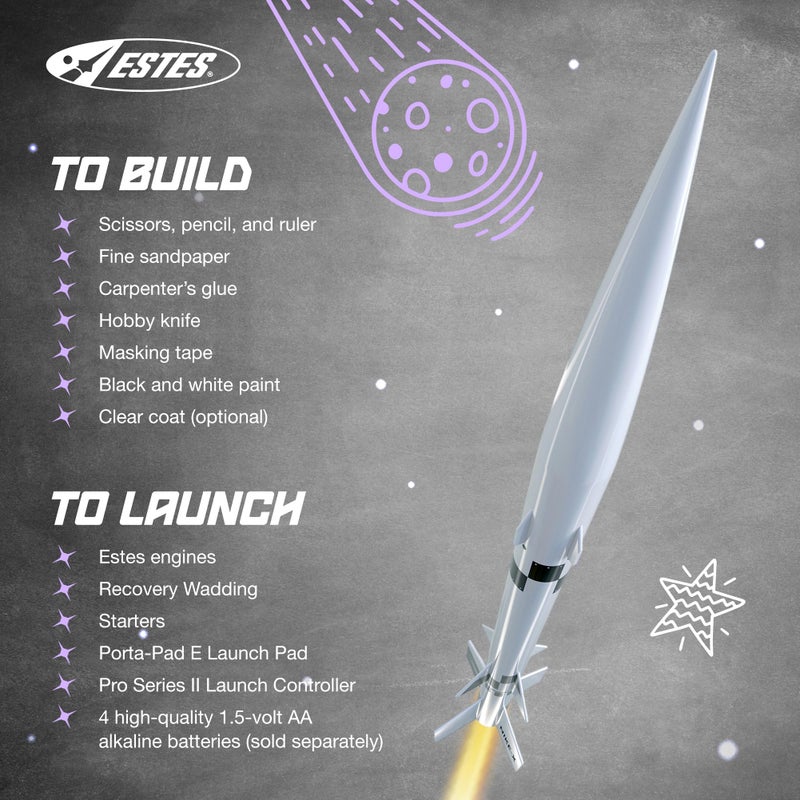 Estes 7259 Nike-X Rocket-Building Kit, Advanced Flying-Rocket Model Kit for Ages 10+ - Image 4