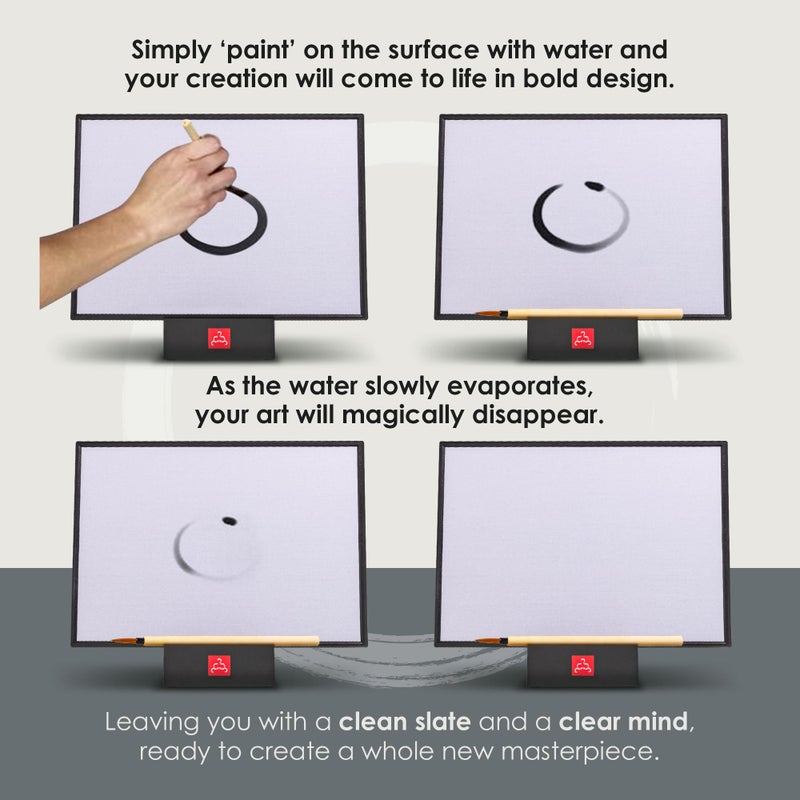 Buddha Board â€“ The Original Water Painting Board for Mindfulness & Creativity â€“ Unique Gift for Artists, Adults & Kids â€“ Mess-Free Zen Art Supplies - Image 4