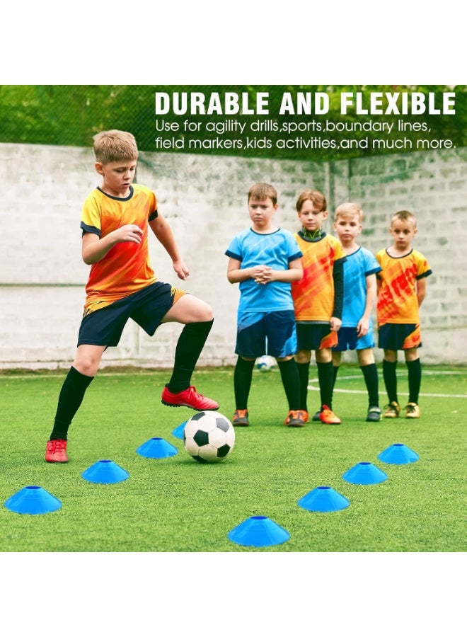 WALALLA Football Agility Training Equipment, Speed Agility Ladder, Sports Cones, Soccer Kick Trainer, Football Speed Training Equipment, Footwork Drills, Hurdles, Running Parachute with Carrying Bag - Image 4