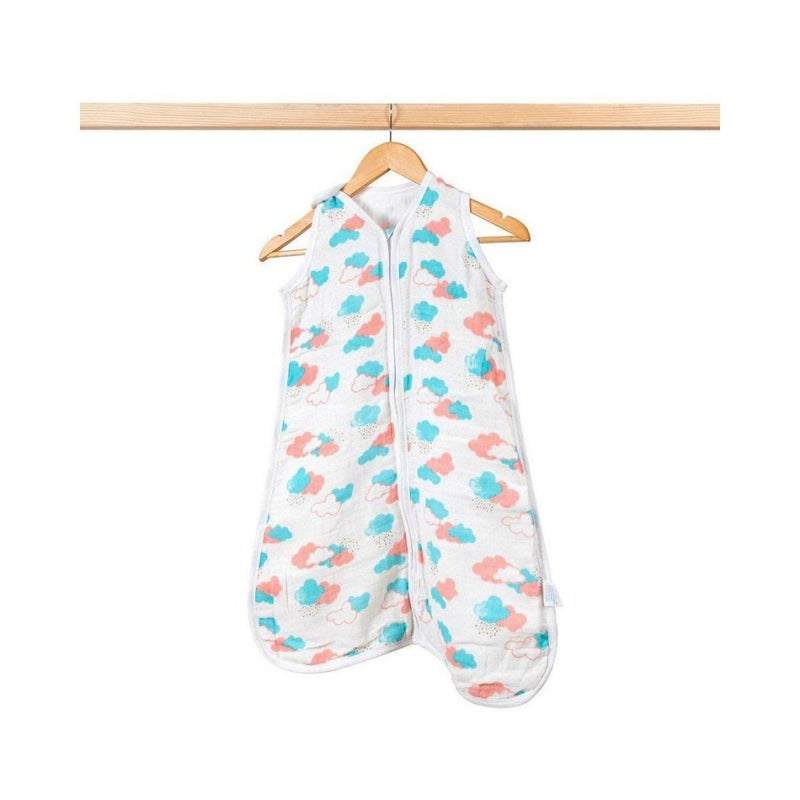 Theoni 100% Organic Cotton Muslin Sleeping Bag/Sleeping Sack - Miami Skies (6-18 Months) - Image 3