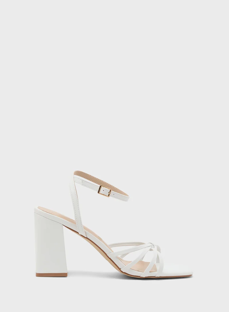 ايلا High Heel Sandal With Ankle Strap
