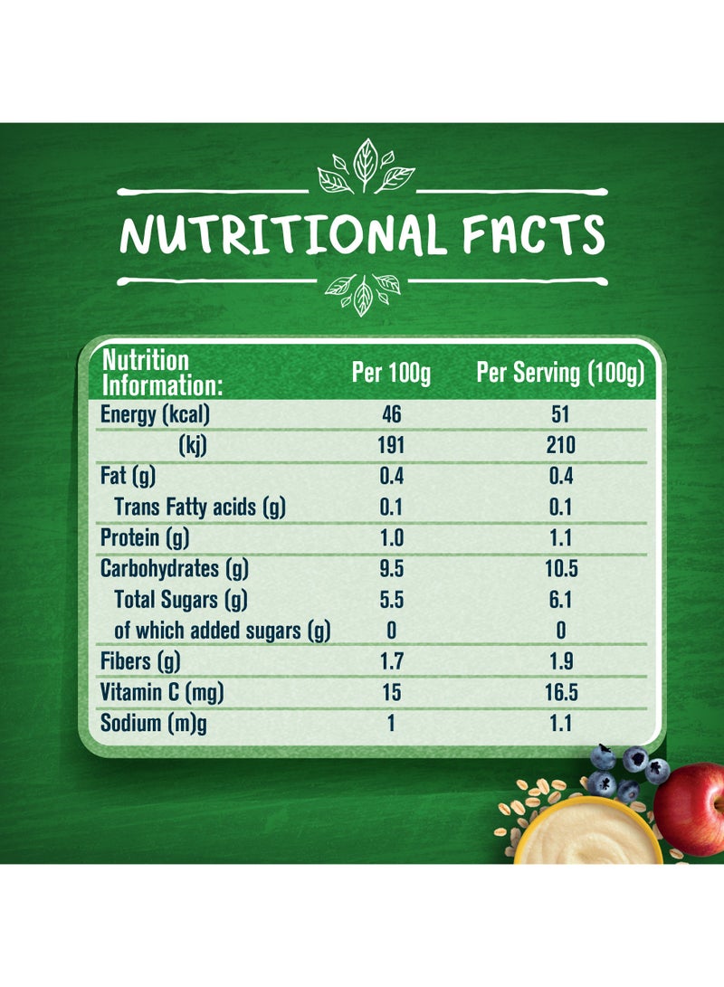 Gerber Organic Porridge In Apple Blueberry Oats - Image 3
