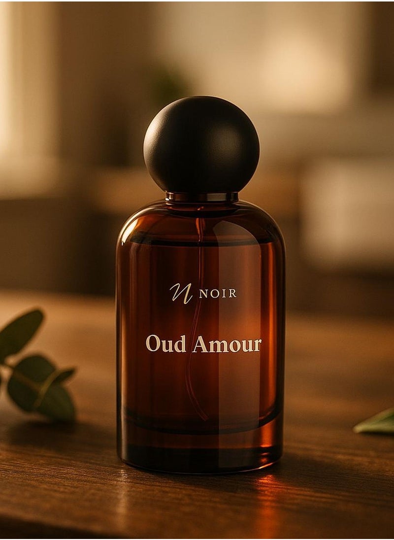noir Oud Amour Eau de Parfum for Women – Luxurious Floral Oud with Jasmine, Rose & Sandalwood | Long Lasting - 100ml  - Image 3