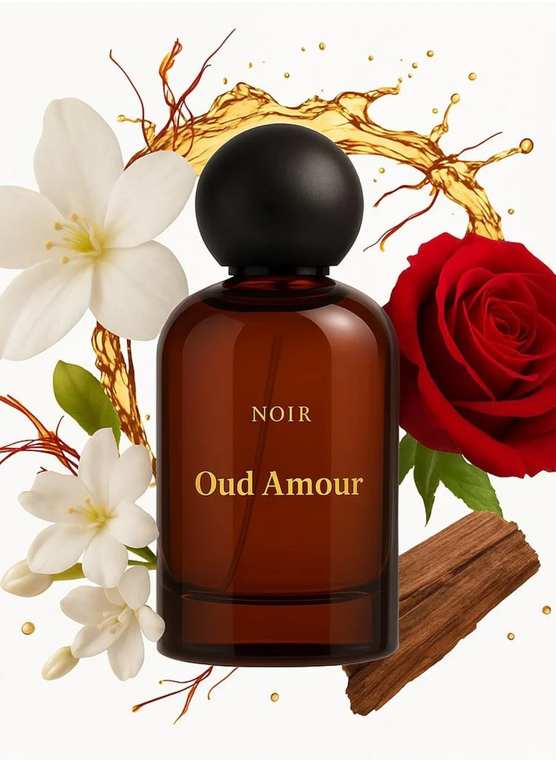 noir Oud Amour Eau de Parfum for Women – Luxurious Floral Oud with Jasmine, Rose & Sandalwood | Long Lasting - 100ml