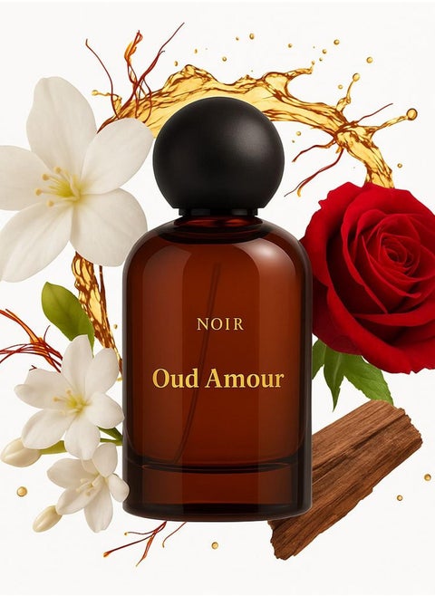 Oud Amour Eau de Parfum for Women – Luxurious Floral Oud with Jasmine, Rose & Sandalwood | Long Lasting - 100ml