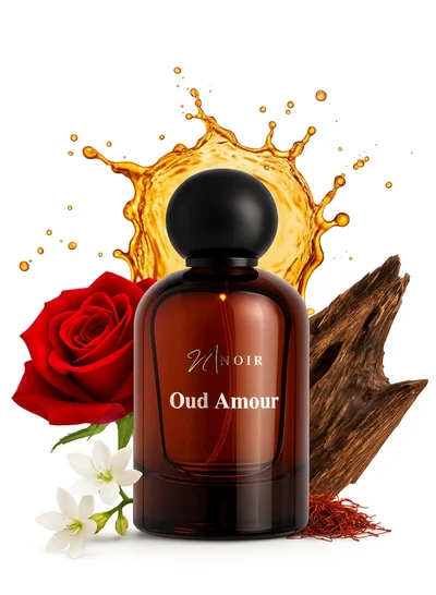 noir Oud Amour Eau de Parfum for Women – Luxurious Floral Oud with Jasmine, Rose & Sandalwood | Long Lasting - 100ml