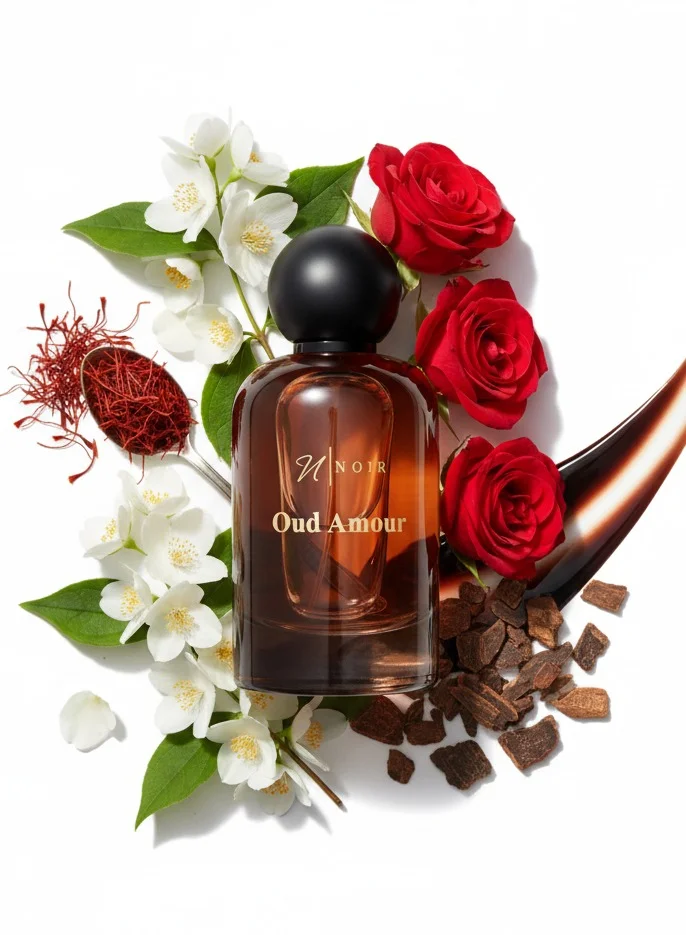 نوير عطر عود أمور للنساء - عطر فاخر برائحة العود والزهور مع الياسمين والورد وخشب الصندل، يدوم طويلاً - 100 مل.