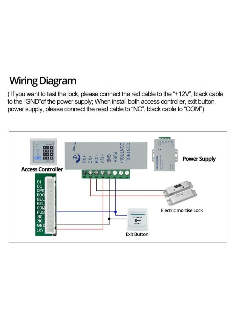 أغيمنكس - فشل صندوق dc12v الكهربائية قفل الترباس قفل الالكترونية تأخير الوقت قفل الترباس نظام مراقبة الدخول عادة مغلقة - Image 1