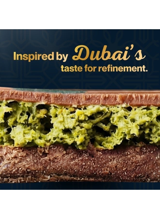 DUBELLO Dubai Chocolate 100g – Premium Milk Chocolate with Pistachio Cream & Crispy Kunafa – No Added Sugar – Luxury Middle Eastern Style Chocolate Bar – Gourmet Gift - Image 5