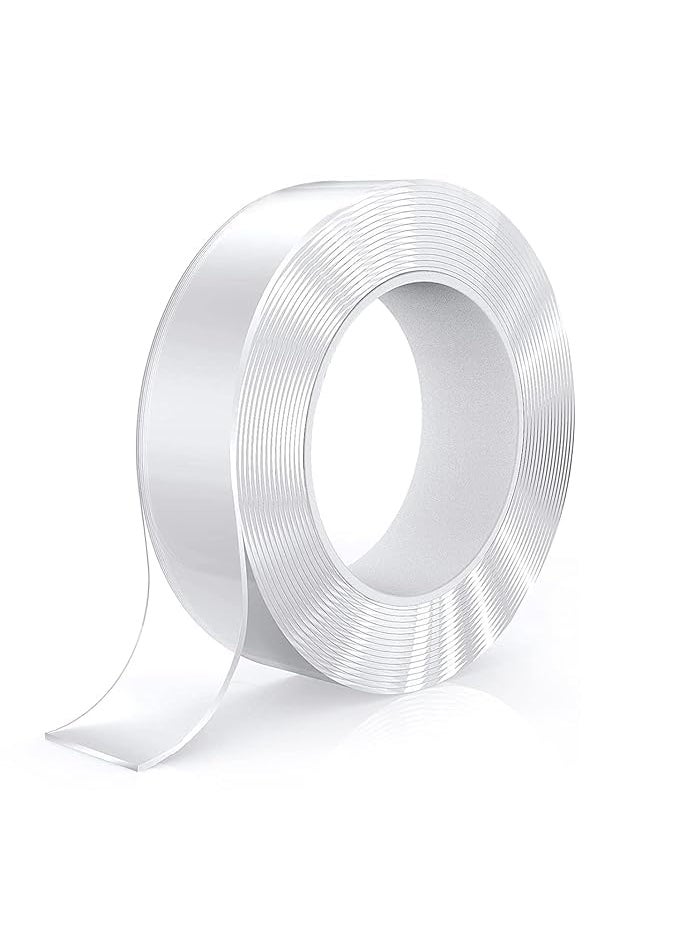 VEMPIX VEMPIX Double Sided Tape Heavy Duty Multipurpose Removable Traceless Mounting Adhesive Tape For Walls Washable Reusable Strong Sticky Strips Gel Grip Tape Nano Double Sided Tape  - Image 1