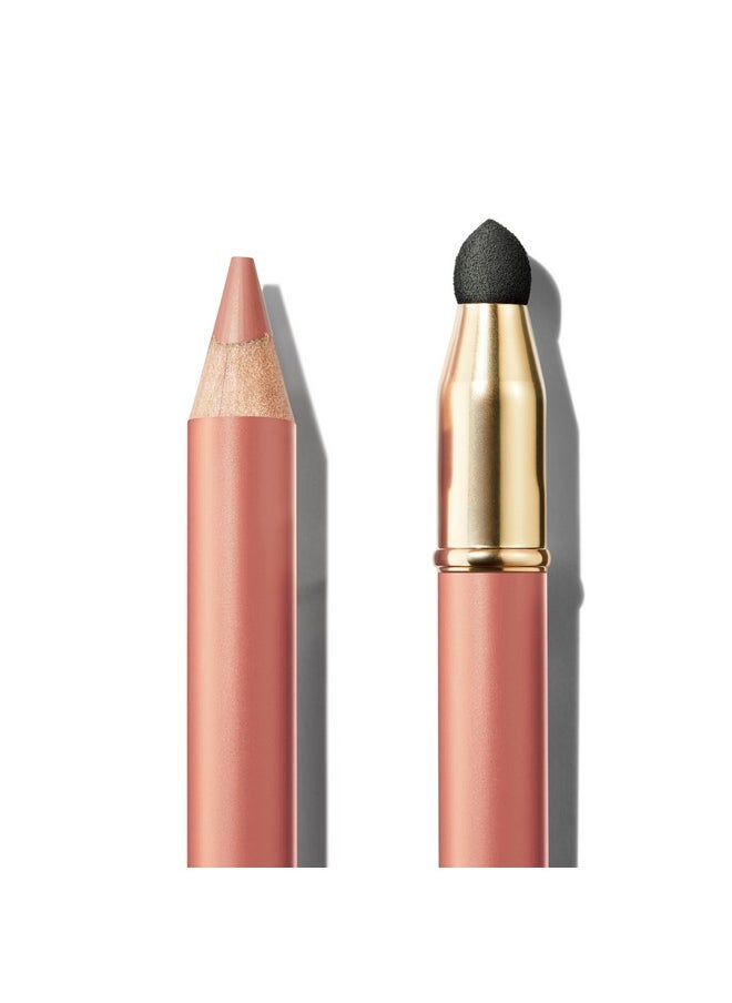 ICONIC LONDON Fuller Pout Sculpting Lip Liner | Blendable, Dual Ended Lip Liner With Creamy Colour And Lip Sponge For Buffing, Cruelty-Free, Vegan Makeup (Unbothered) 0.036 Oz  - Image 3