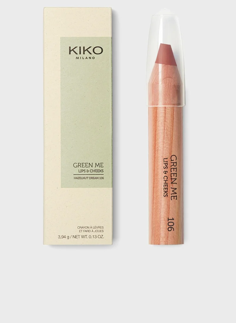 KIKO MILANO Green Me Lips & Cheecks 106