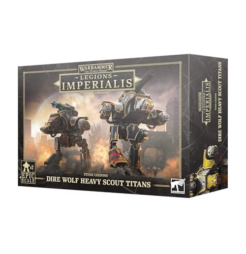 Warhammer Games Workshop Legions Imperialis Dire Wolf Heavy Scout Titans Epic Scale - Image 1