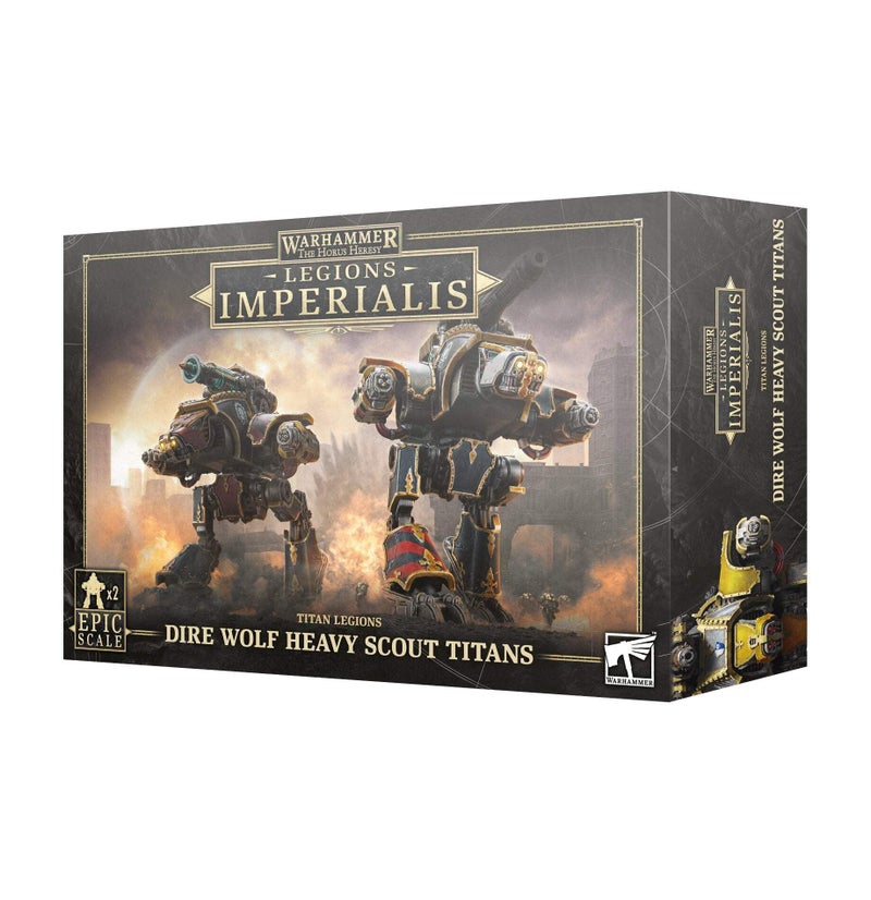 Warhammer Games Workshop Legions Imperialis Dire Wolf Heavy Scout Titans Epic Scale - Image 3