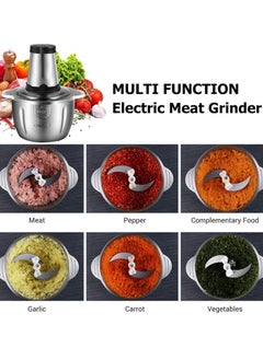 Gonice Electric Meat Grinder 2L Multi Function Stainless Steel Food Processor for Meat Vegetables  - Image 5
