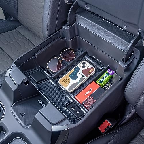 PIMCAR Full Center Console Organizer for 23-25 Chevy Silverado/GMC Sierra 1500, 22-25 Silverado/Sierra 1500 Refreshed Models, 24-25 Silverado/Sierra 2500HD 3500HD (Full Console w/Bucket Seats ONLY) - Image 1