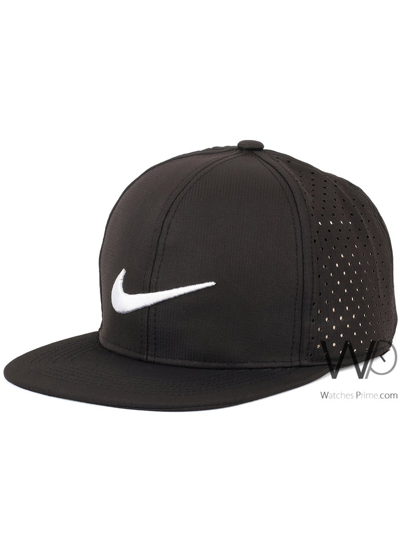 NIKE ORIGINAL Nike Snapback hip hop Cap Black Color Cotton Men Hat  - Image 1