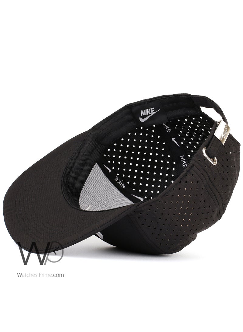 NIKE ORIGINAL Nike Snapback hip hop Cap Black Color Cotton Men Hat  - Image 4
